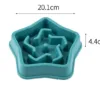 Star-shaped feeder bowl's measurements