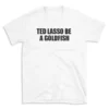 TED LASSO BE A GOLDFISH - White T-shirt for Men and Women - Black Quote Text Design - Soft Cotton Graphic Tee - Comfortable Unisex T-Shirt